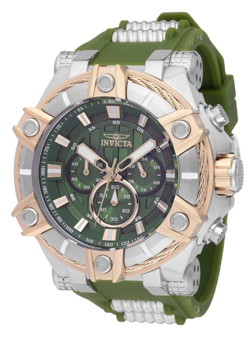Invicta Bolt Surge Men's Watch - 52mm. Olive Green. Steel (49809)